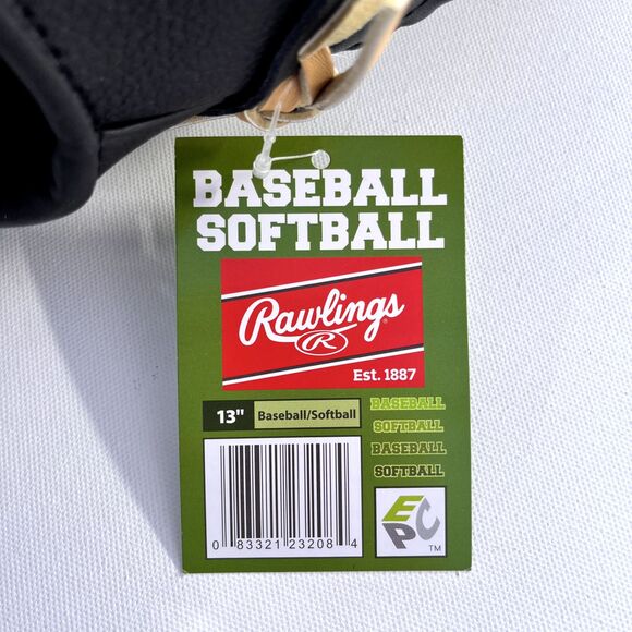 Rawlings RSB SS13W 13" Softball Glove RHT Basket-Web Leather Palm ZeroShock - Picture 10 of 10